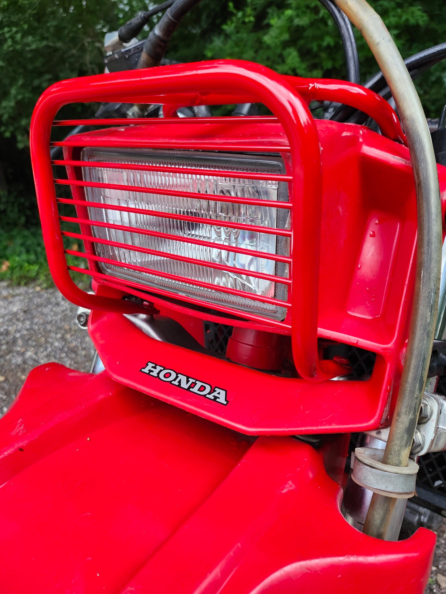 1985- 1986 Honda ATC250r Headlight Guard With Cross Guards