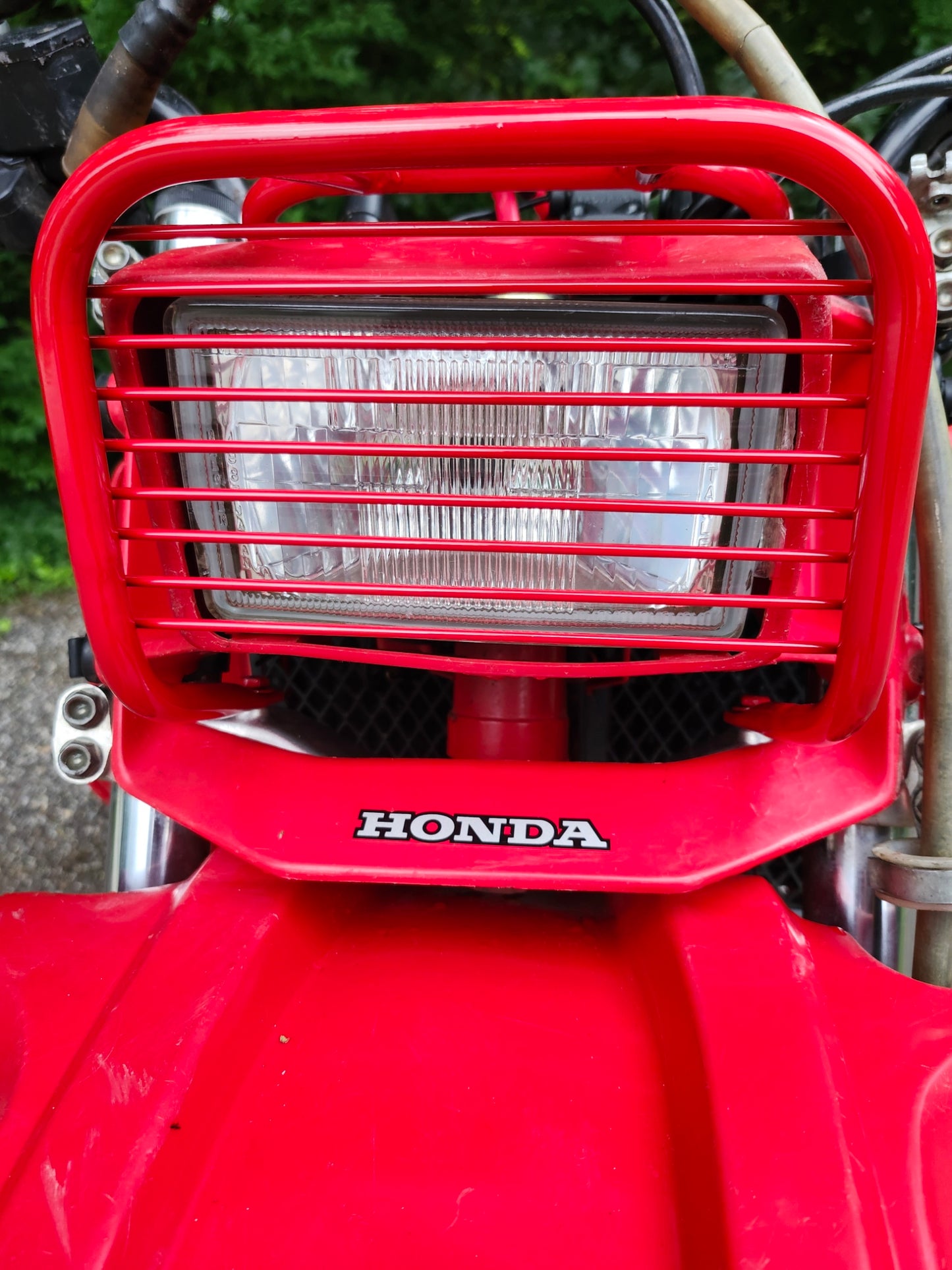 1985- 1986 Honda ATC250r Headlight Guard With Cross Guards