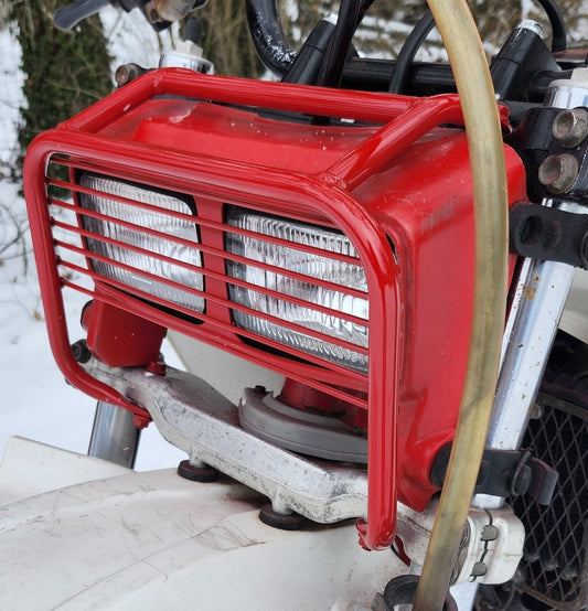 1985-1986 Honda ATC350X Headlight guard With Cross guards.